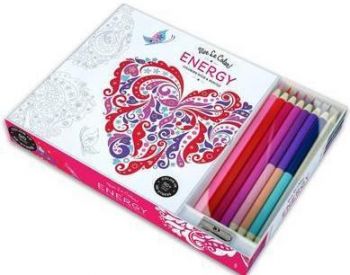 Vive Le Color Energy Coloring Book and Pencils