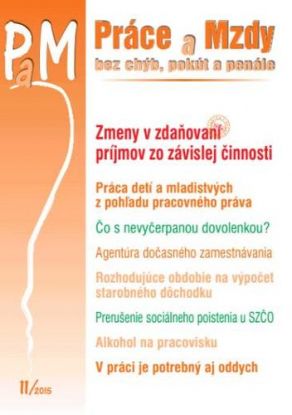 Práce a Mzdy 11 2015