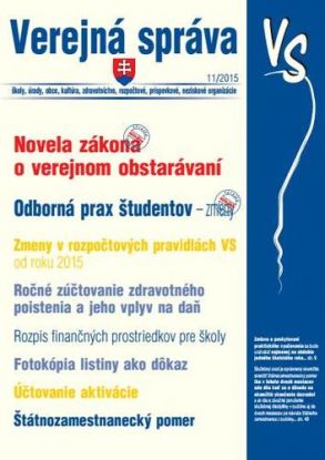 Verejná správa 11 2015