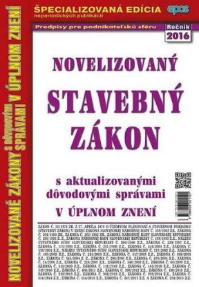Novelizovaný stavebný zákon 5 2016