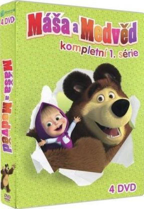 Máša a Medvěd kolekce 1-4 4DVD
