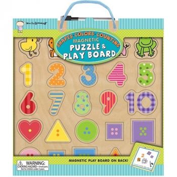 Now Im Growing Magnetic Puzzle and Play Board