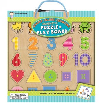 Now I'm Growing Magnetic Puzzle & Play Board - ABC