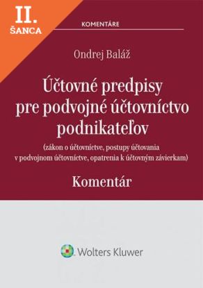 Lacná kniha Účtovné predpisy pre podvojné účtovníctvo podnikateľov – komentár