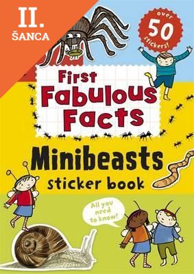 Lacná kniha Ladybird First Fabulous Facts: Minibeasts Sticker Book