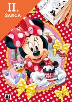 Lacná kniha Minnie - omalovánka