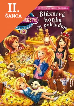Lacná kniha Barbie-Sestričky a psie dobrodružstvo-Bláznivá honba za pokladom
