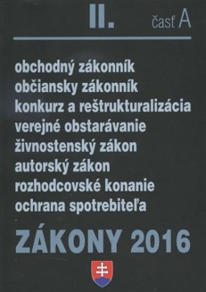Zákony 2016 II A