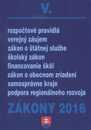 Zákony 2016 V