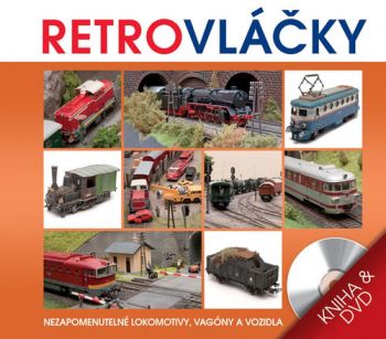 Retro vláčky - kniha + DVD
