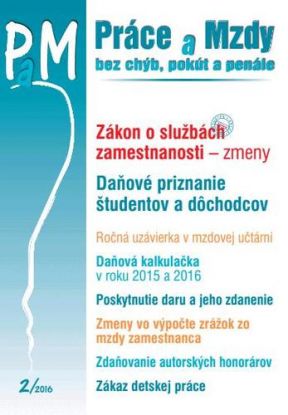 Práce a Mzdy 2 2016