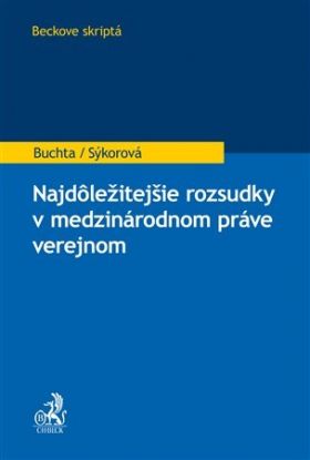 Najdôležitejšie rozsudky v medzinárodnom práve verejnom