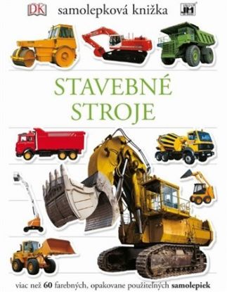 Samolepková knižka. Stavebné stroje