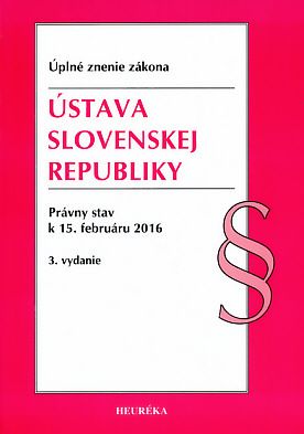 Ústava SR Úzz 3. vyd. 2016