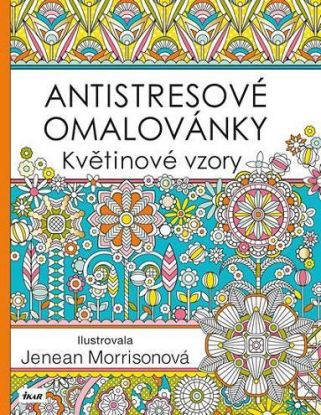 Antistresové omalovánky Květinové vzory