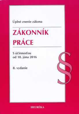 Zákonník práce Úzz, 8. vyd. 2016