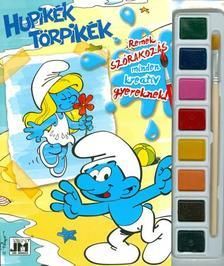 Hupikék Törpikék - A5 kifestő festőkészlettel