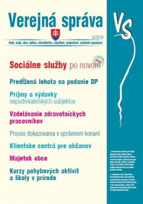 Verejná správa 5 2016