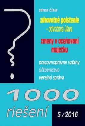 1000 riešení 5 2016