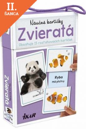 Lacná kniha Náučné kartičky – Zvieratá