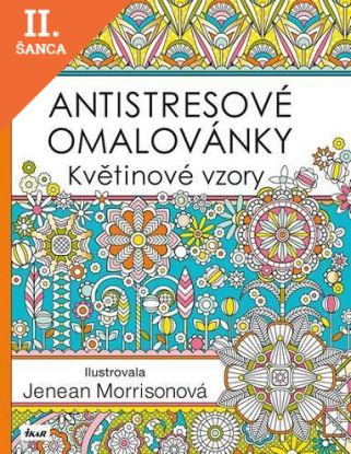 Lacná kniha Antistresové omalovánky Květinové vzory