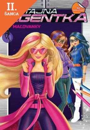 Lacná kniha Barbie - Tajná agentka - Maľovanky