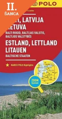 Lacná kniha Estland, Lettland, Litauen - Eesti, Latvija, Lietuva 1: 800 000