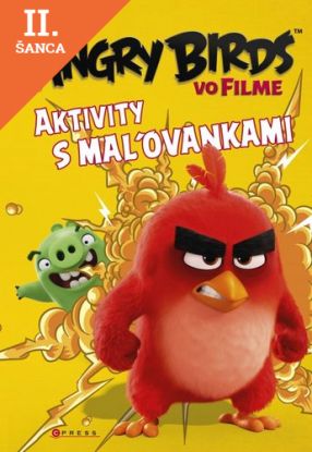 Lacná kniha Angry Birds vo filme - Aktivity s maľovankami