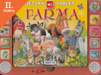 Lacná kniha Detský tablet - FARMA - zvuková knižka