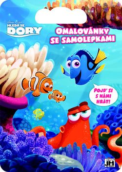 Hledá se Dory Omalovánky se samolepkami