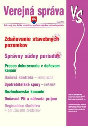 Verejná správa 9 2016