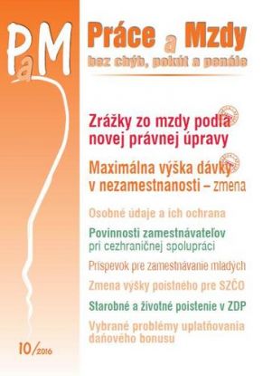 Práce a Mzdy 10 2016