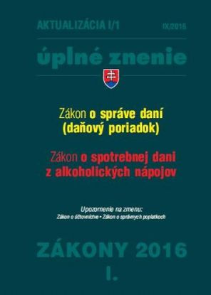 Zákony 2016 I. aktualizácia I 1