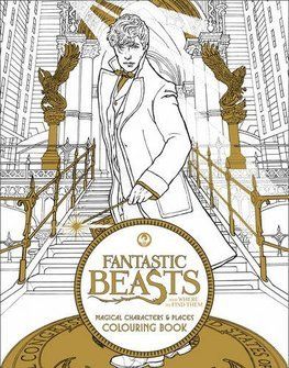 Fantastic Beasts And Where To Find Them: Magical Characters And Places Colouring Book