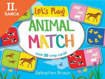 Lacná kniha Let's Play! Animal Match