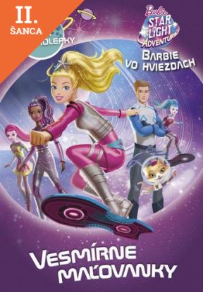 Lacná kniha Barbie vo hviezdach Vesmírne maľovanky