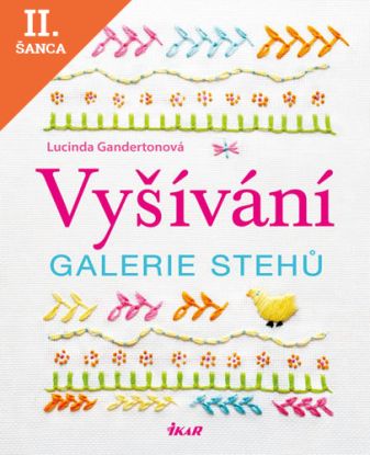 Lacná kniha Vyšívání – galerie stehů