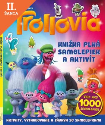 Lacná kniha Trollovia - Knižka plná samolepiek a aktivít