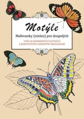 Motýle - Maľovanky (nielen) pre dospelých