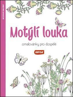 Motýlí louka Omalovánky pro dospělé