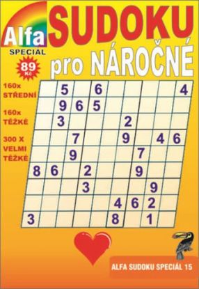 Sudoku speciál 15 pro nároční