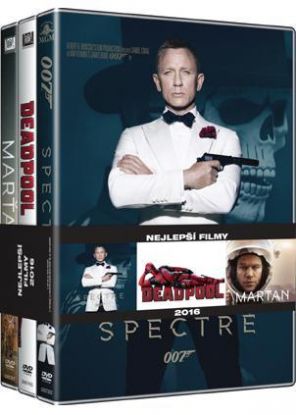 Nejlepší filmy muži (Spectre, Deapool, Marťan) 3DVD