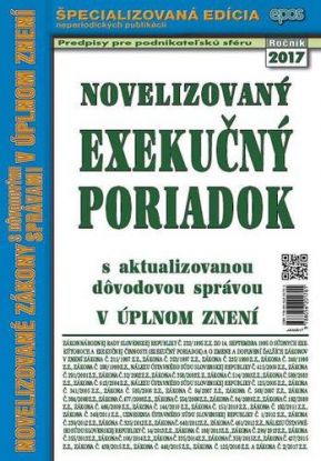 Novelizovaný Exekučný poriadok 3/2017