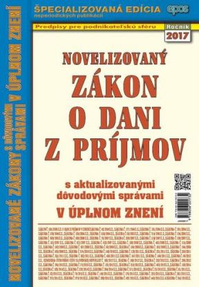 Novelizovaný Zákon o dani z príjmov 5/2017