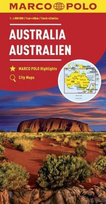 Austrálie 1:4 000 000 mapa MD