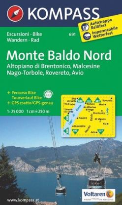 Monte Baldo Nord 691 Kompass 1:25T