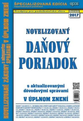 Novelizovaný Daňový poriadok 7/2017