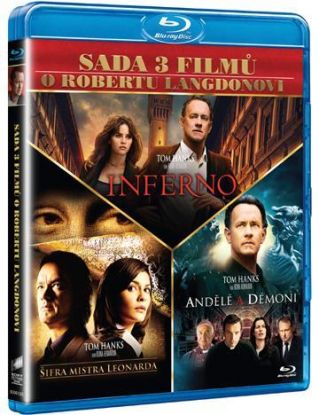 Dan Brown kolekce (Inferno, Andělé a démoni, Šifra mistra Leonarda)  3BD