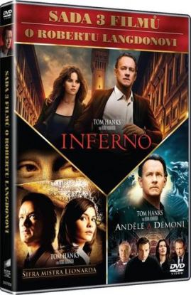 Dan Brown kolekce (Inferno, Andělé a démoni, Šifra mistra Leonarda)  3DVD