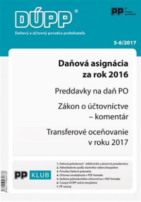 DUPP 5-6 2017 Daňová asignácia za rok 2016